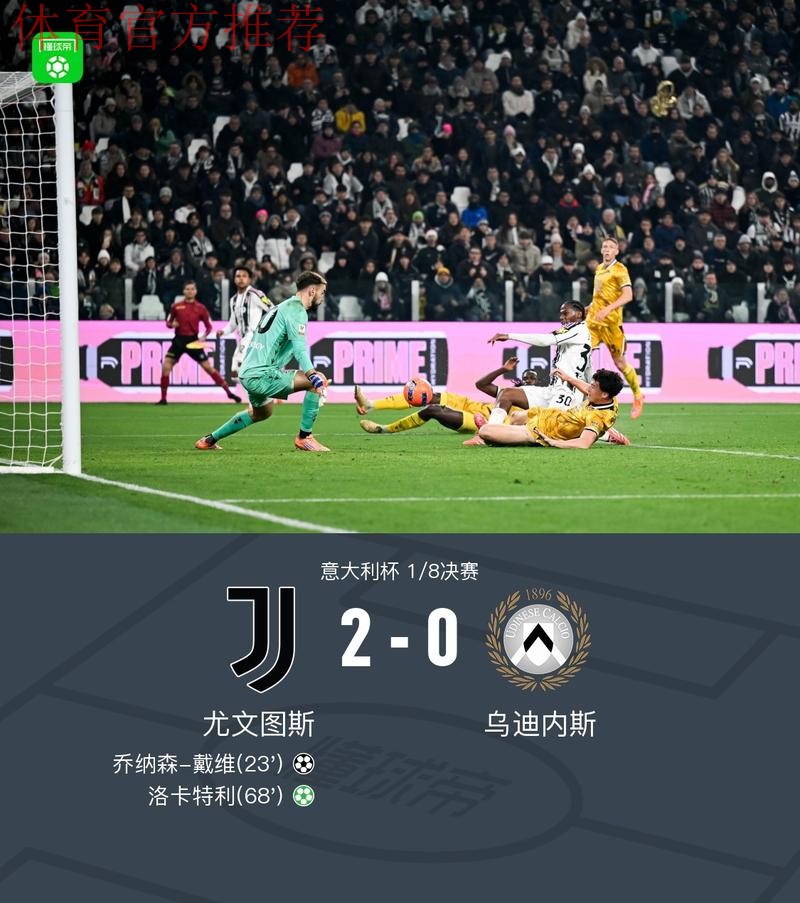 意大利杯尤文2-0乌迪内斯晋级,乔纳森-戴维、洛卡特利建功 意大利杯尤文2-0乌迪内斯晋级,乔纳森-戴维、洛卡特利建功